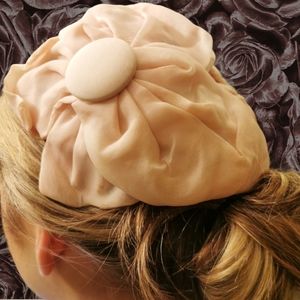 1950s pink headpiece